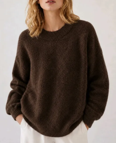 Pull "Agathe" - Marron