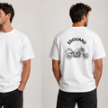 T-shirt "Moto" Blanc - Personnalisable Homme