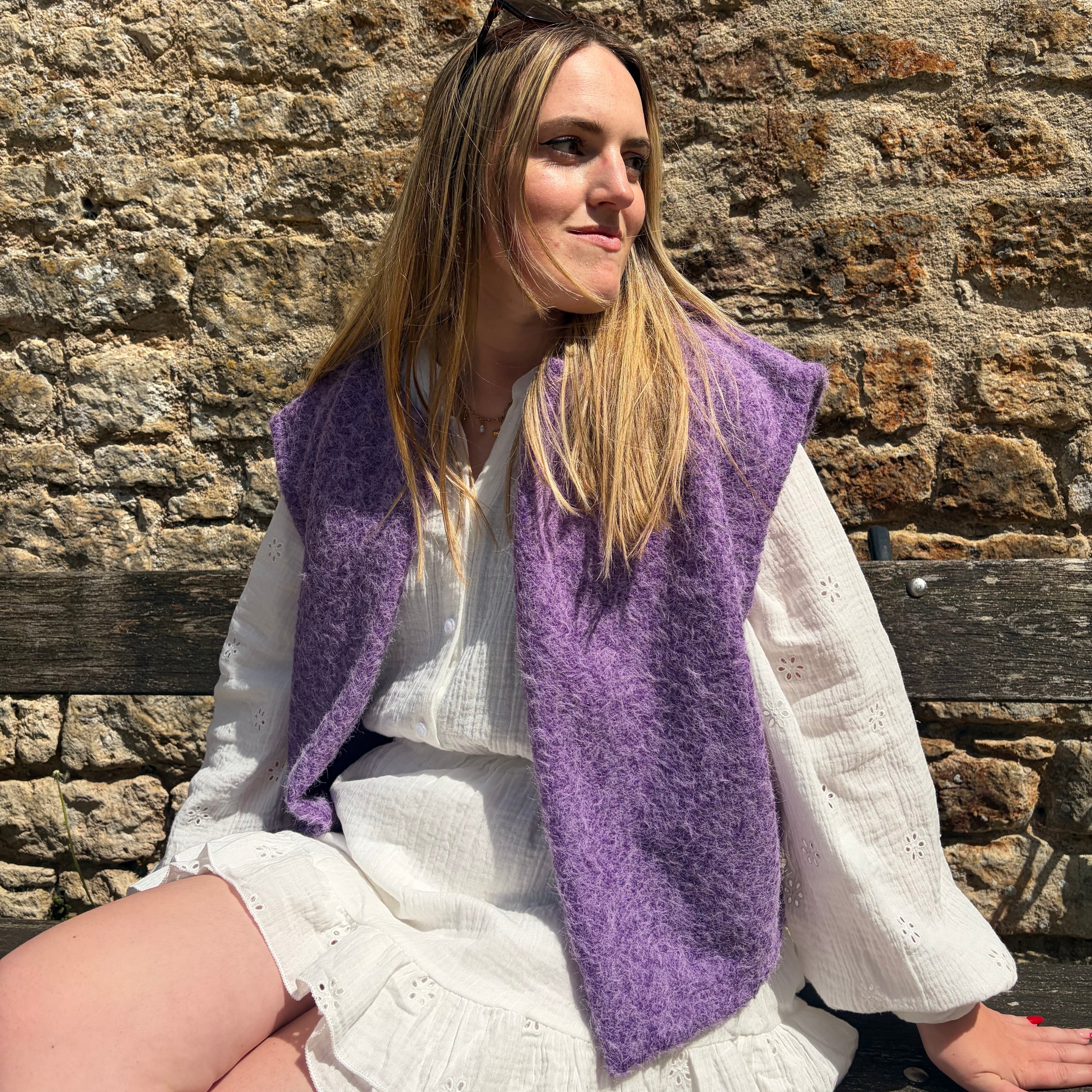 Gilet sans manches "Atesse" - Violet