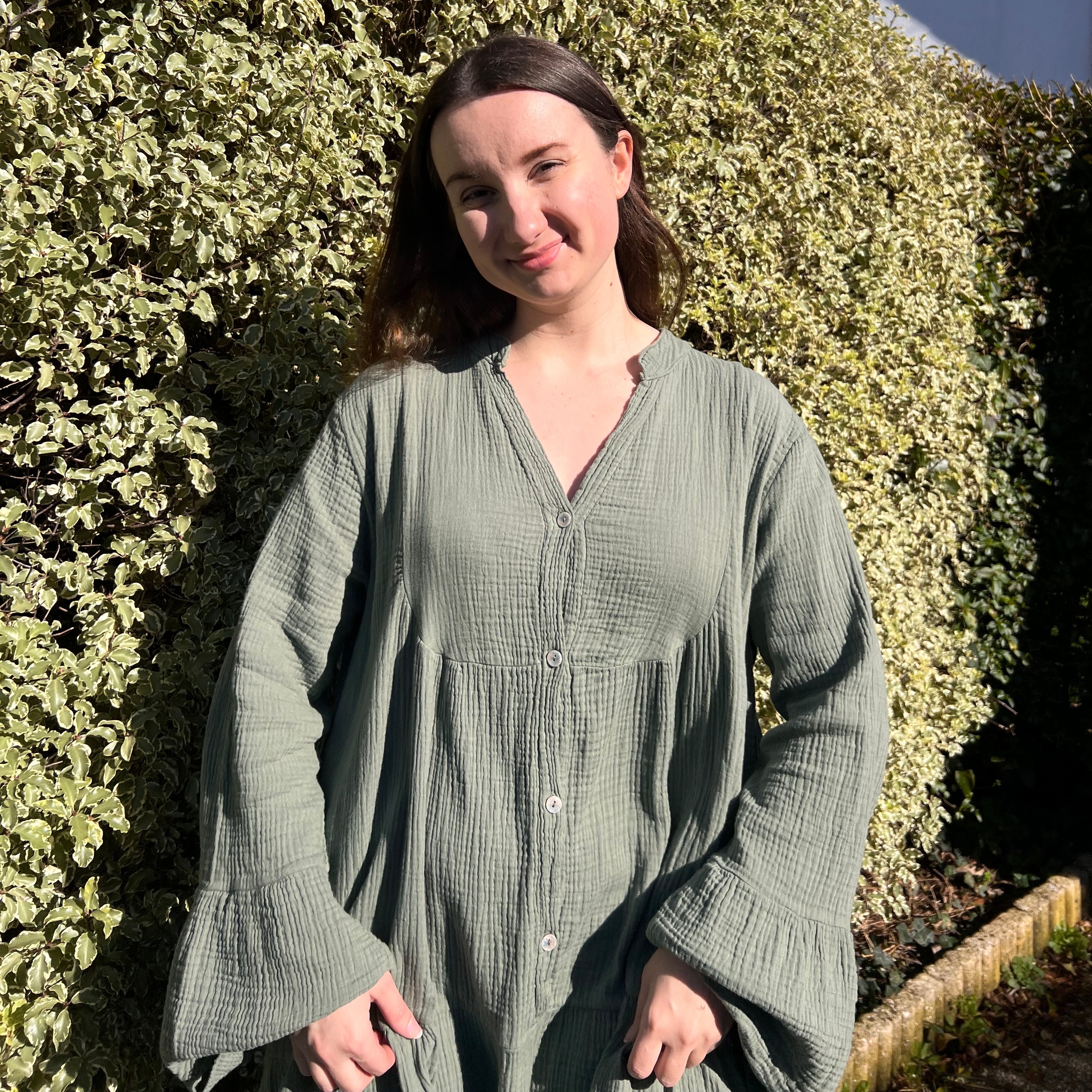 Robe "Emma" - Gaz de coton