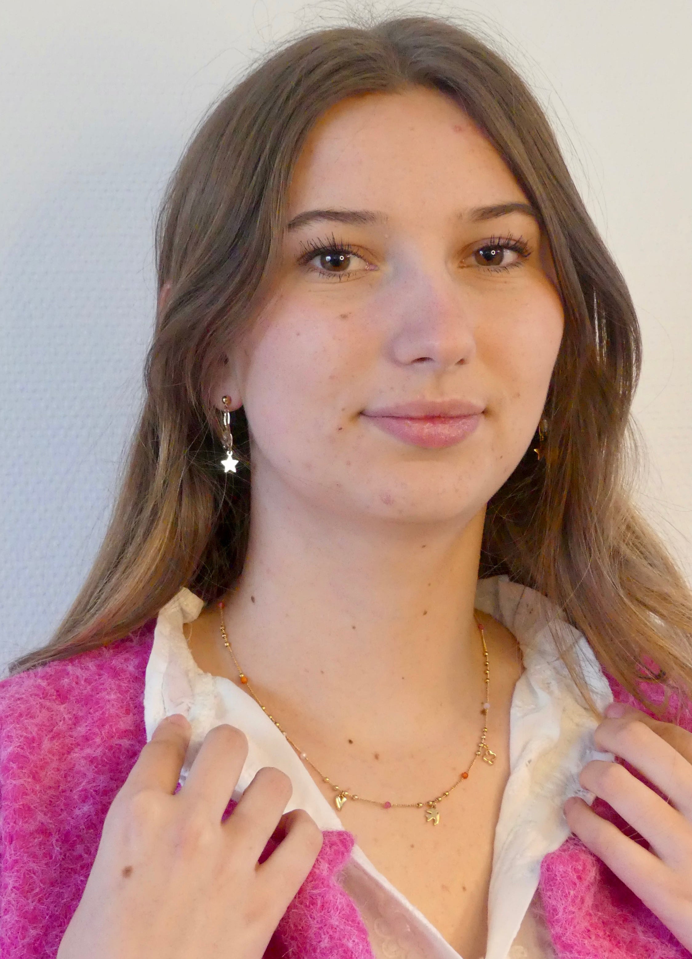 Collier - "Charms Rose"