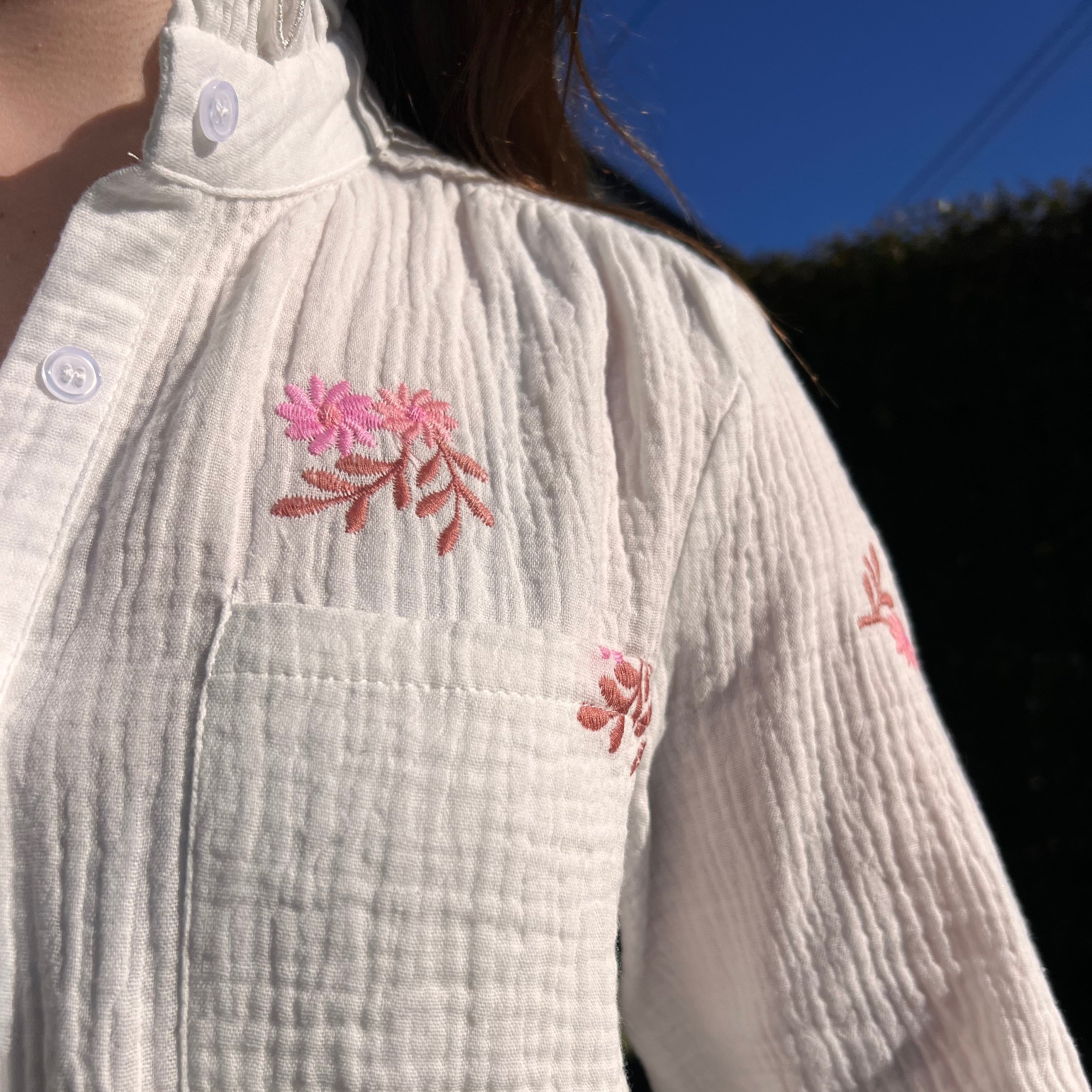Chemise gaz de coton "Pauline"