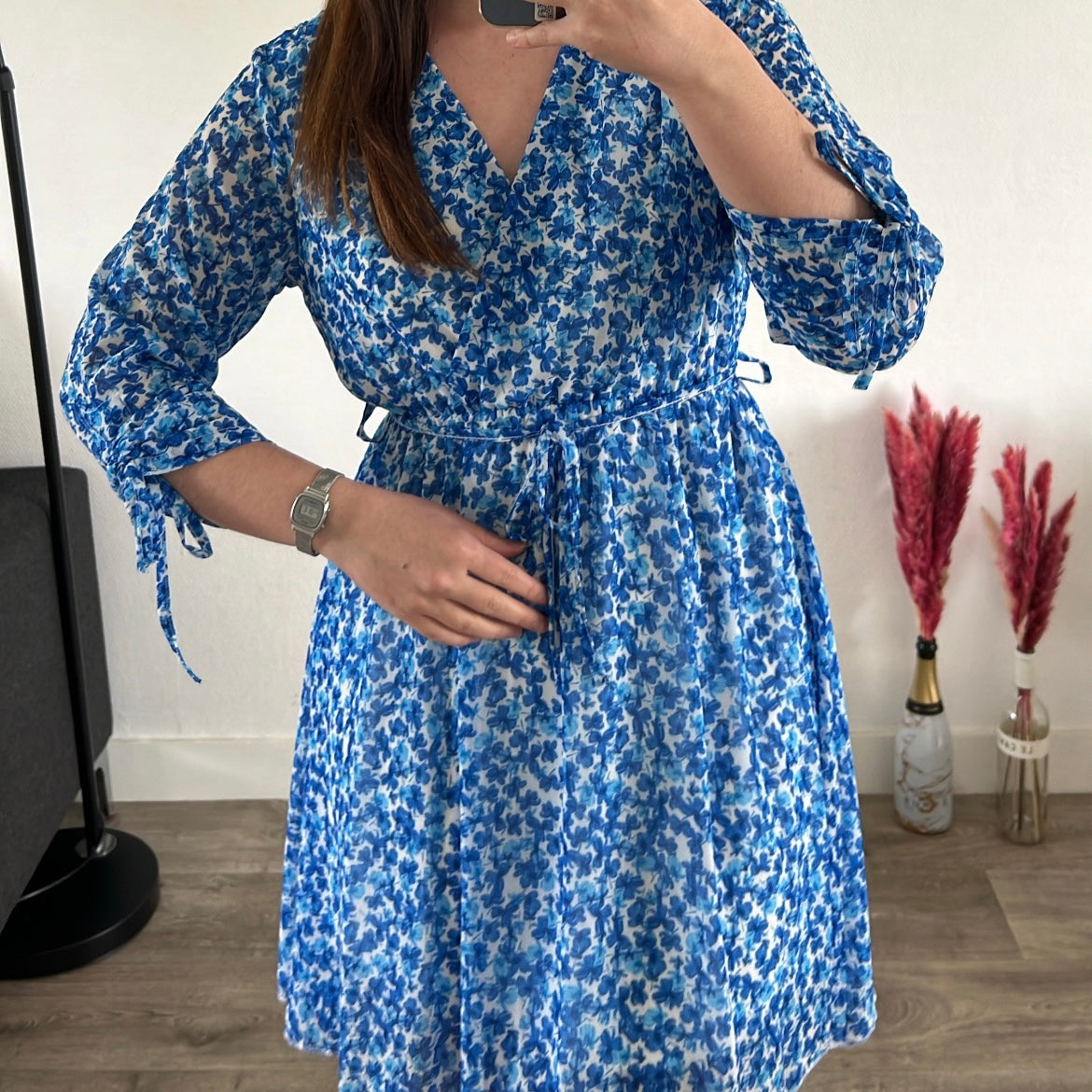 Robe "Noémie" - Bleu