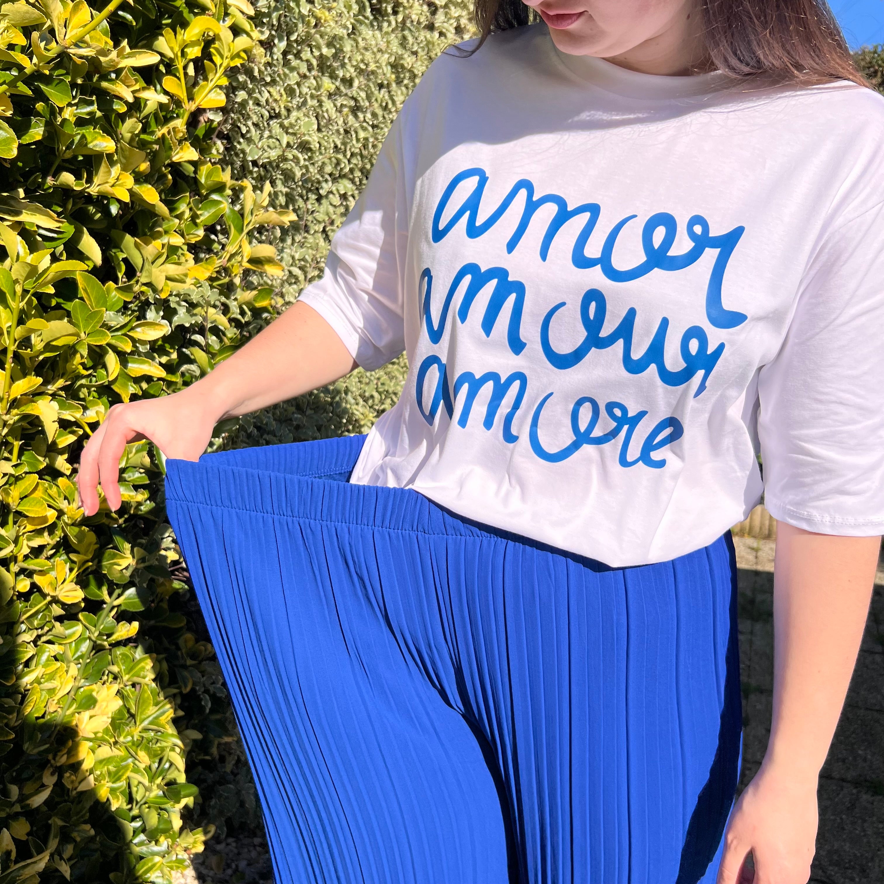 Pantalon "Enea" - Bleu éléctrique