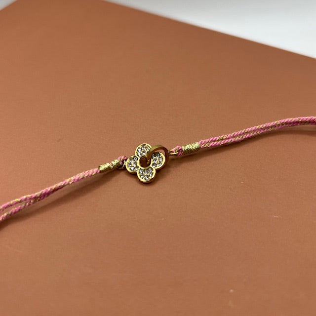 Bracelet "Nœud" - Rose