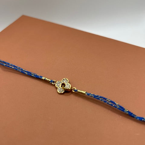 Bracelet "Noeud" - Bleu