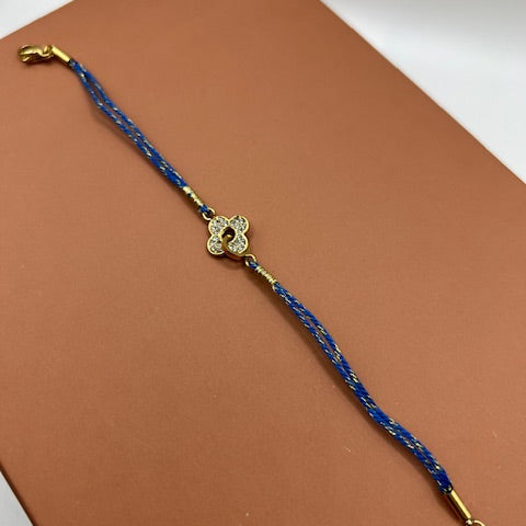 Bracelet "Noeud" - Bleu