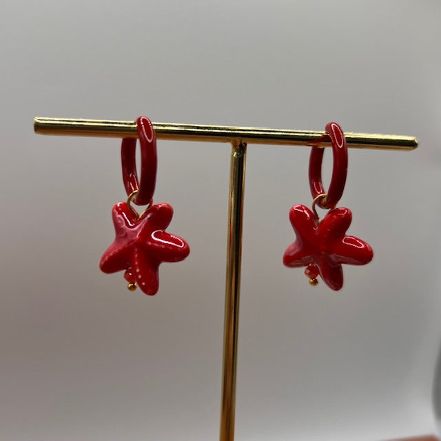Boucle d'oreille "étoile de mer"
