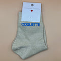 Chaussette à paillettes "Coquette"