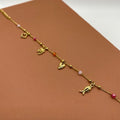 Bracelet - "Charms Rose"