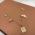Collier - "Bird Rose"