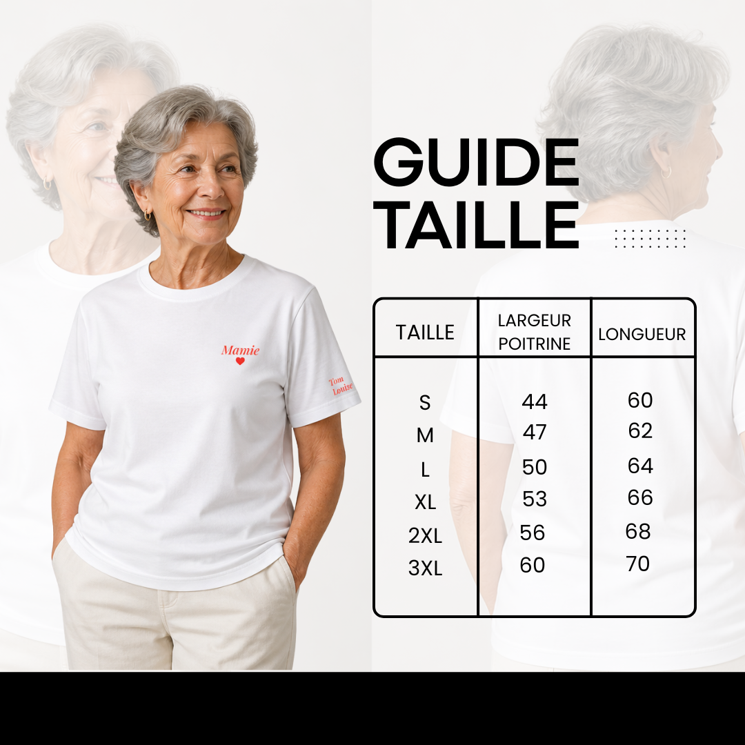 T-Shirt "Mamie" - Blanc