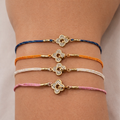 Bracelet "Noeud" - Bleu