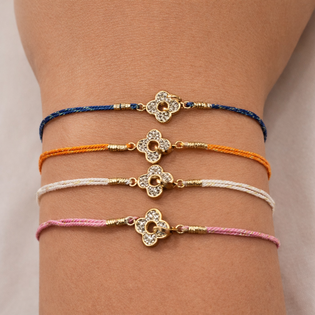 Bracelet "Noeud" - Bleu