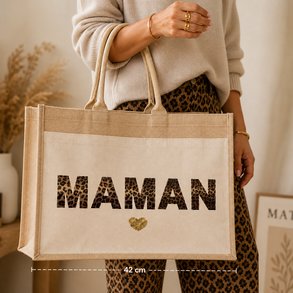 Sac "Maman" - Léopard
