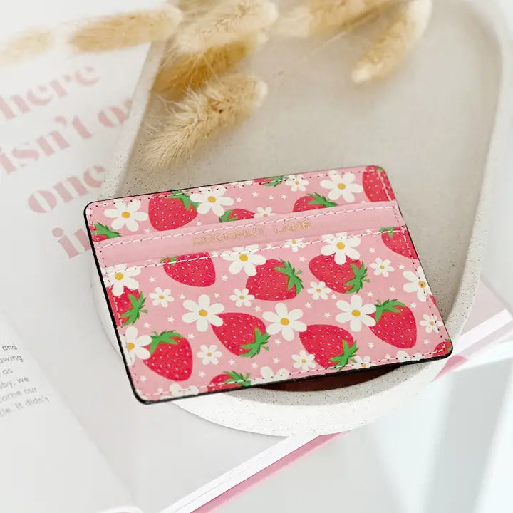 Porte-Cartes "Berry Cute" - Cuir