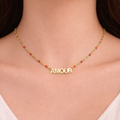 Collier "Amour" - Rouge