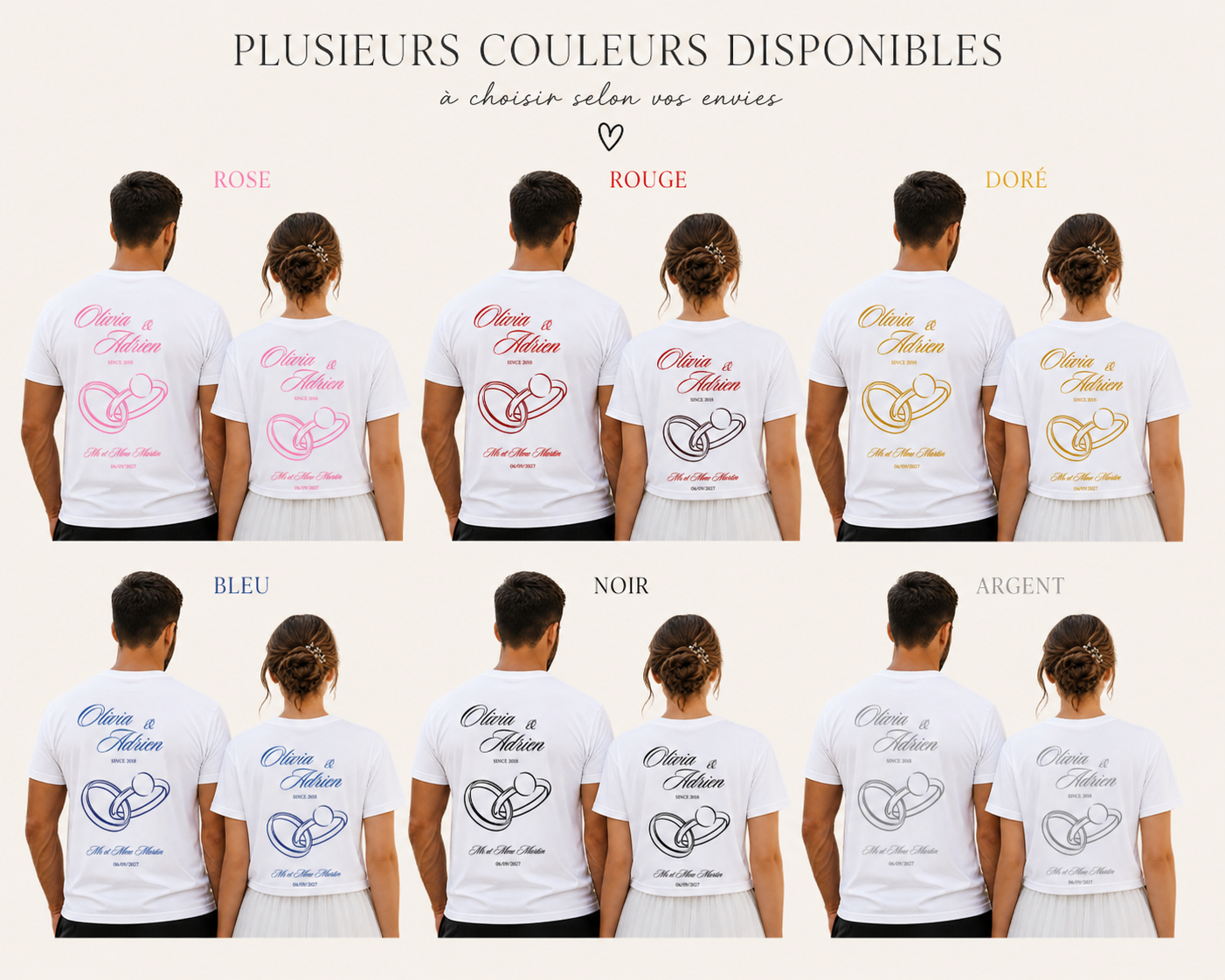 T-Shirt "Mariage"