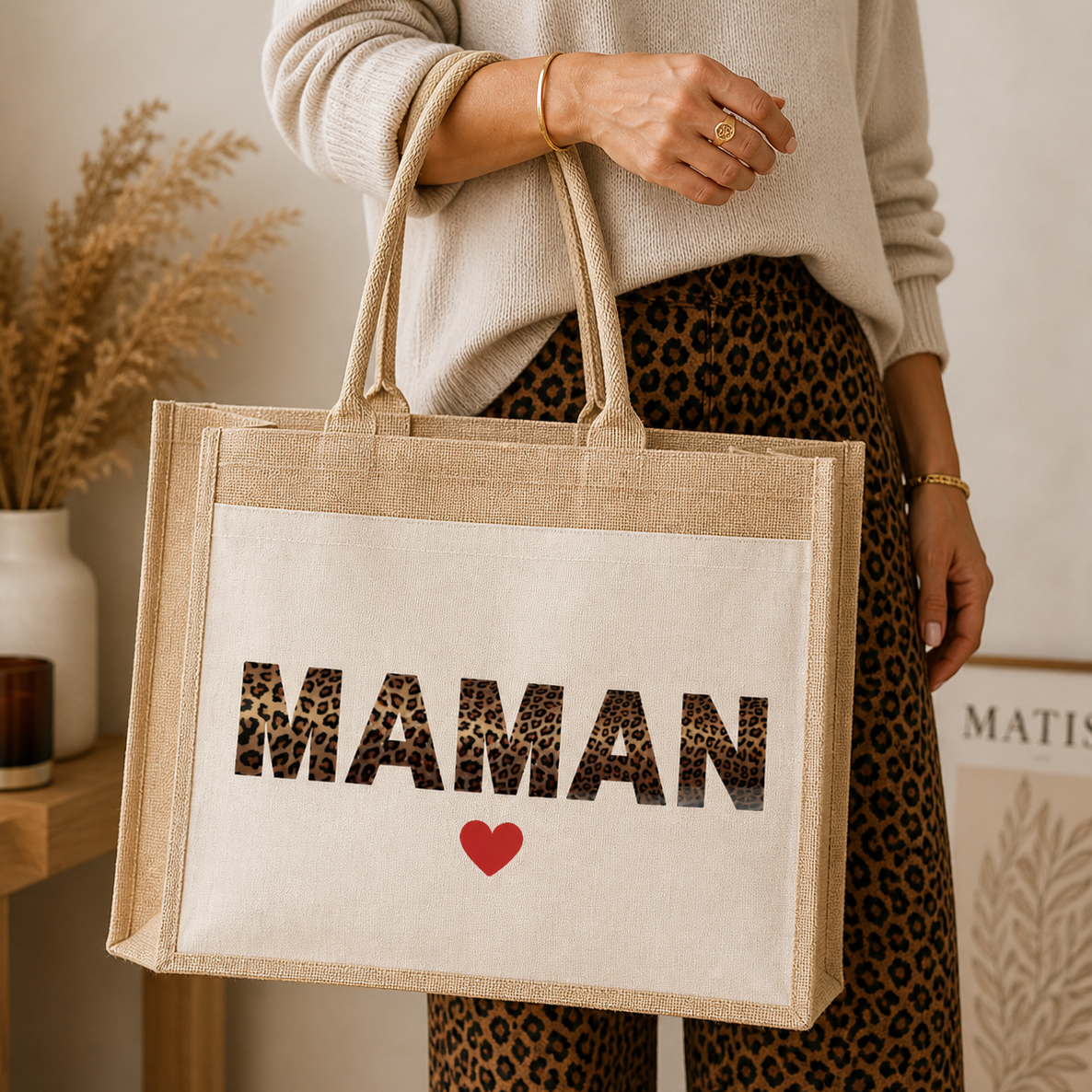 Sac "Maman" - Léopard